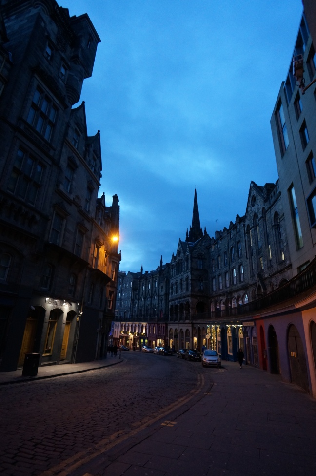 Victoria Street at twilight