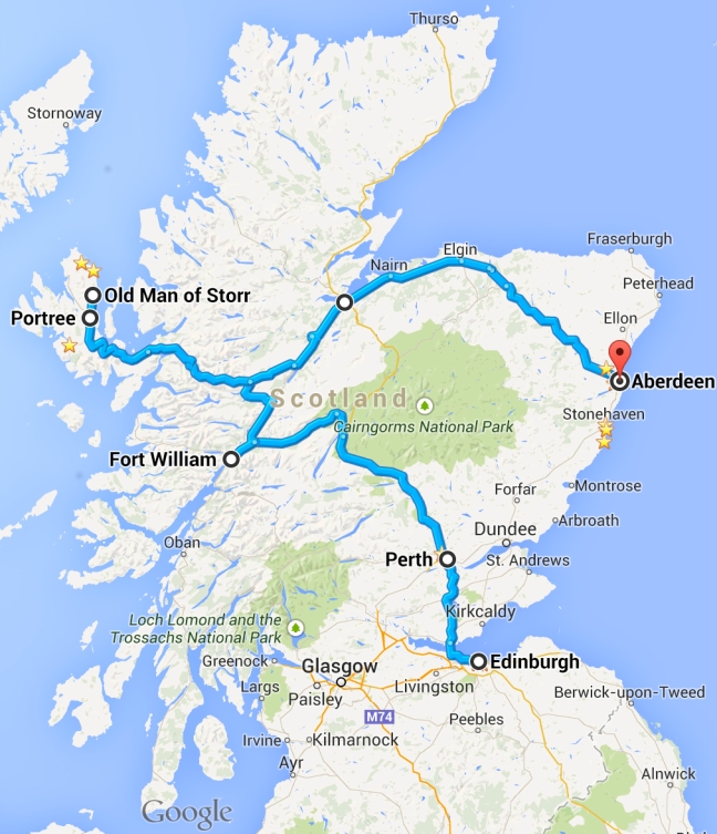 DIY Road Trip around Scotland in a long weekend. Can do!